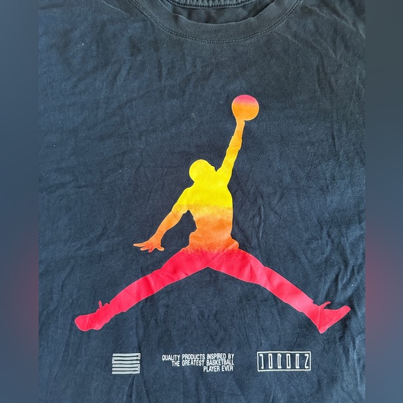 Air Jordan Jumpman ombre sunset t-shirt - Picture 2 of 6